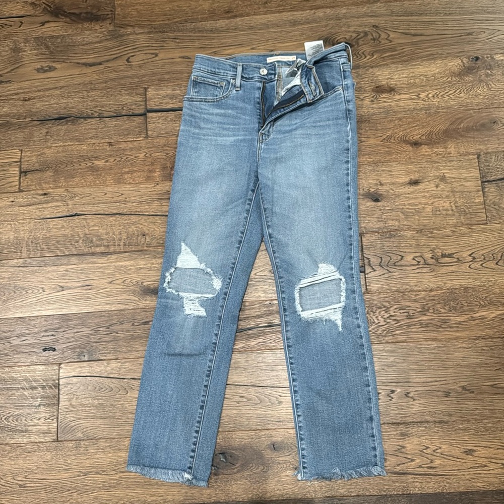 Levi’s 724 High rise straight crop size 27